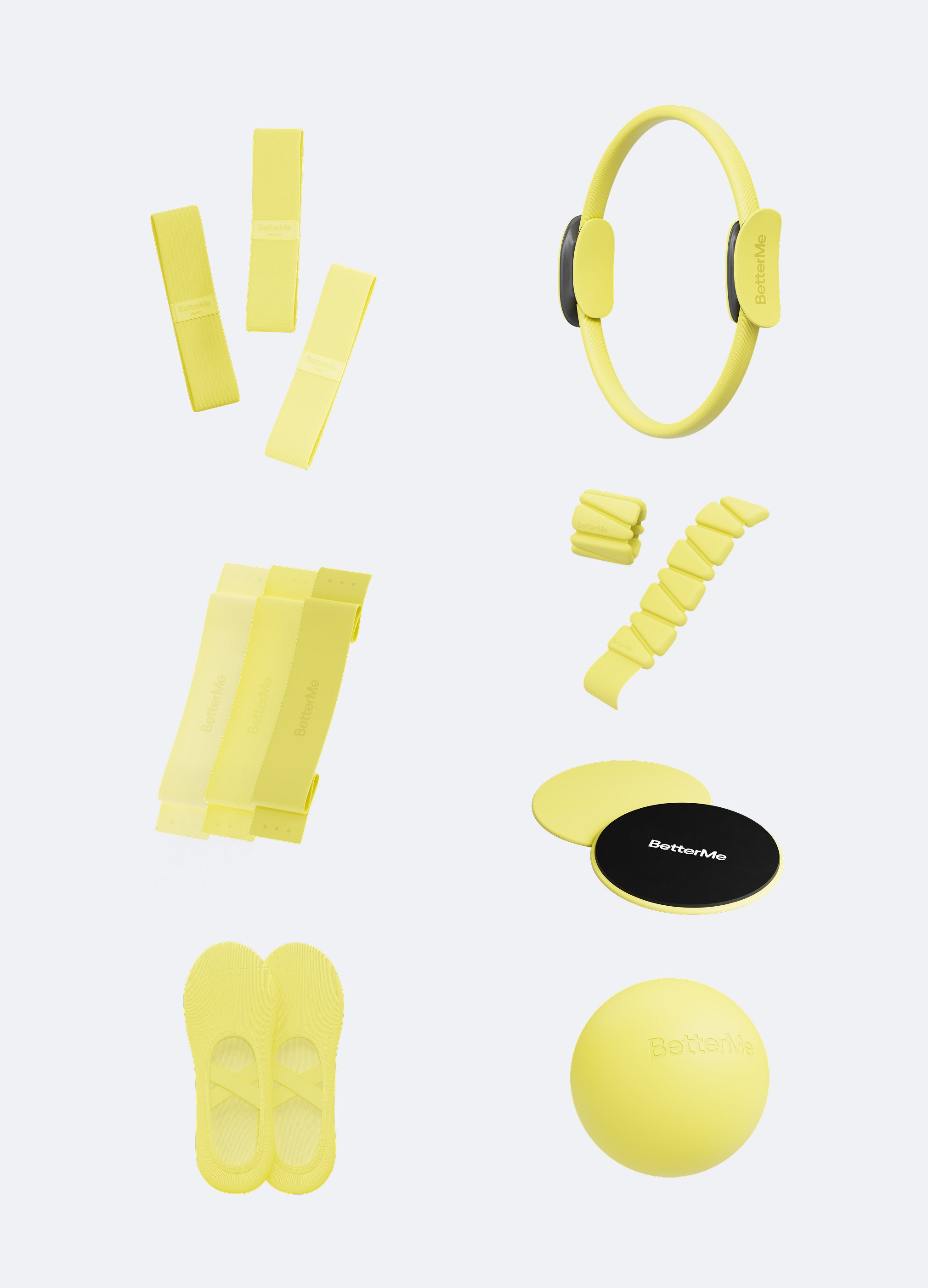 Premium Pilates Studio Kit - Complete Set for Home & Professional Use - Yoga Mat, Resistance Bands, Pilates Ring - Perfect for Fitness, Rehab & Core Training