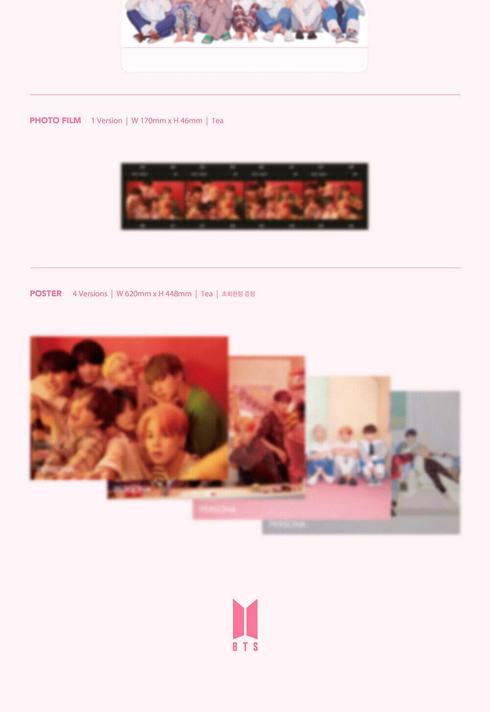 BTS MAP OF THE SOUL: PERSONA Album (Version 01) - CD with Poster, 76-Page Photo Book, 20-Page Mini Book, Collectible Cards & Photo Film - Perfect for K-Pop Fans & BTS Collectors - Great Gift for Birthdays & Special Occasions