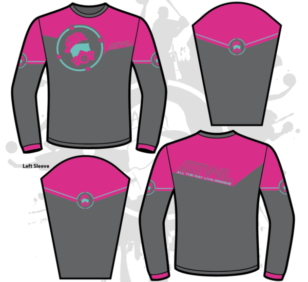 Precision Men's Full Dye Long Sleeve Performance Jersey - Breathable Moisture-Wicking Cycling & Running Shirt for Active Sports & Outdoor Workouts