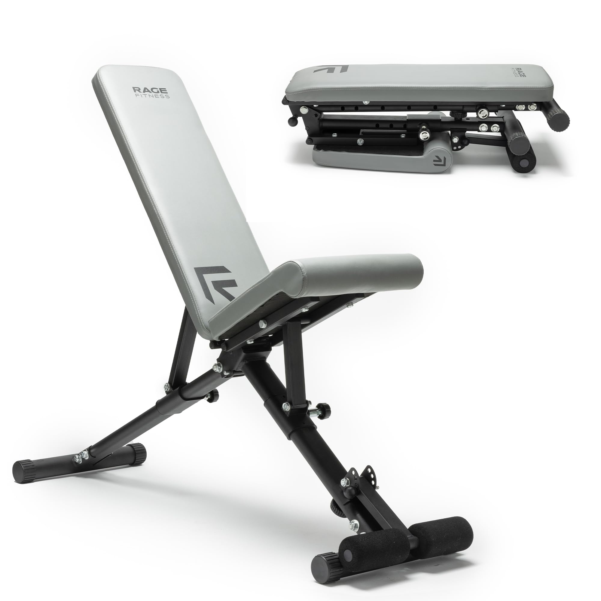 Adjustable Weight Bench Press Seat for Home Gym - Folding Workout Bench for Strength Training & Full Body Exercises - Incline Decline Bench for Dumbbell & Barbell Workouts - Perfect for Home Fitness & Garage Gym Setup