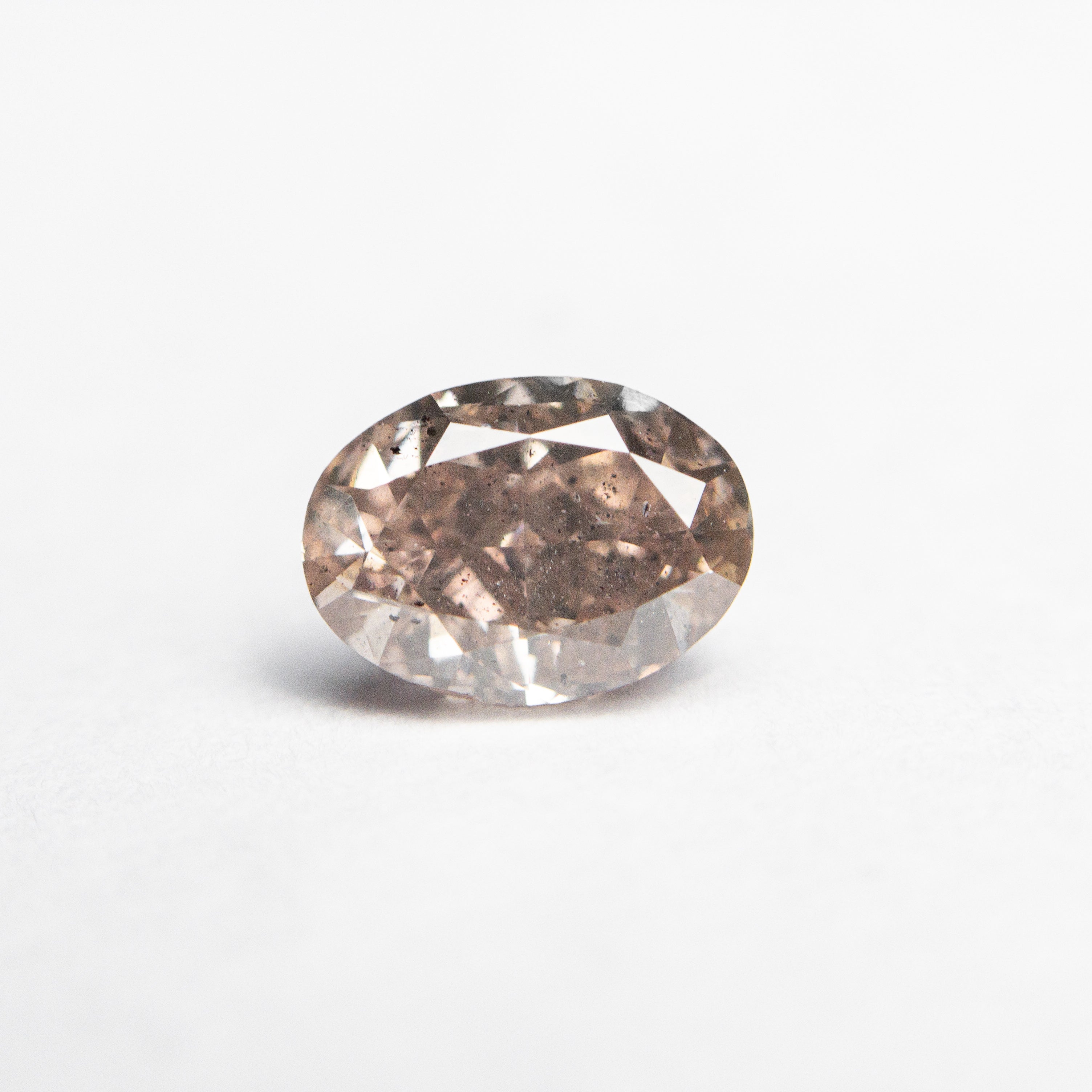 0.90ct GIA Certified Fancy Pink Brown Oval Diamond (6.72x4.87x3.46mm) - I1 Clarity | Engagement Ring, Anniversary Gift, Jewelry Making