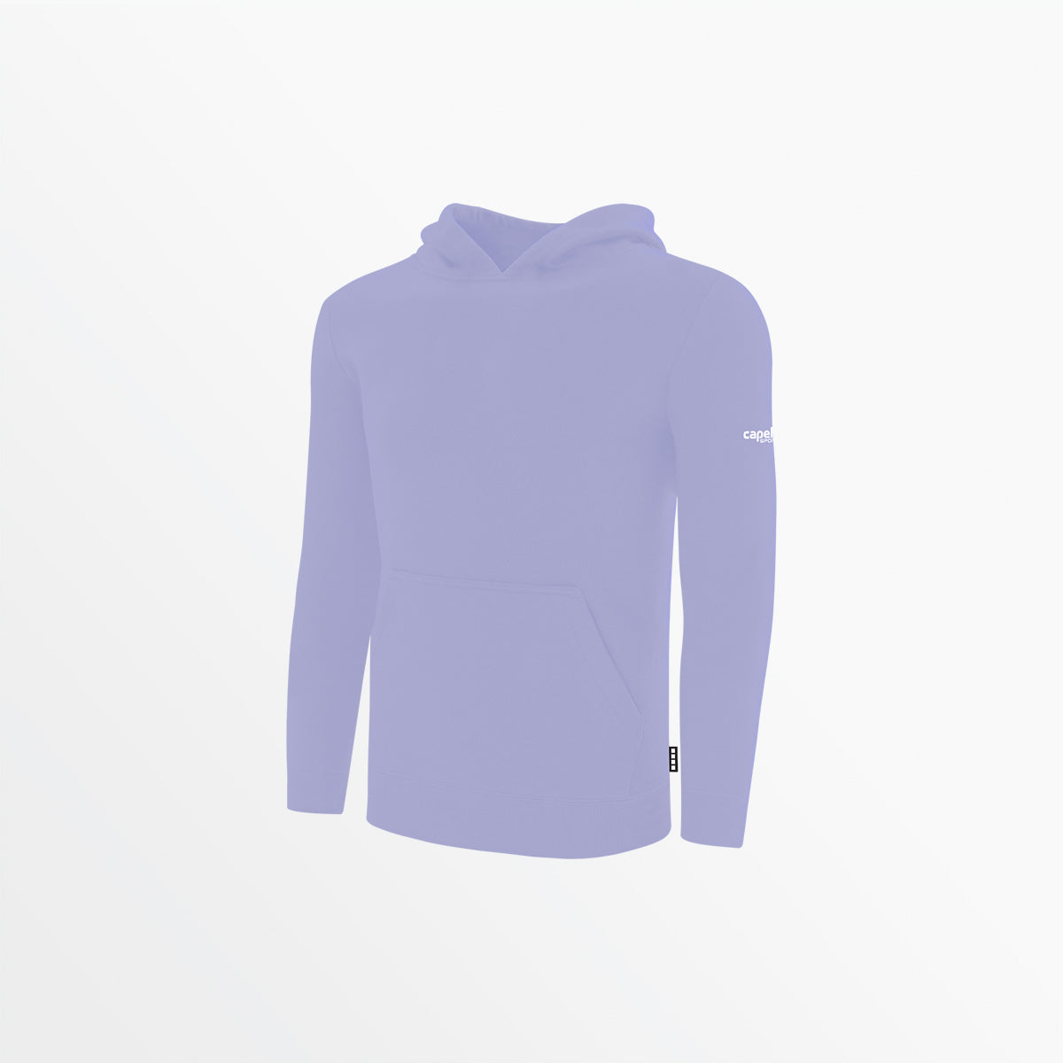 Youth Basics Fleece Pullover Hoodie with Sleeve Logo - Soft & Warm Unisex Sweatshirt for Teens - Perfect for School, Sports & Casual Wear