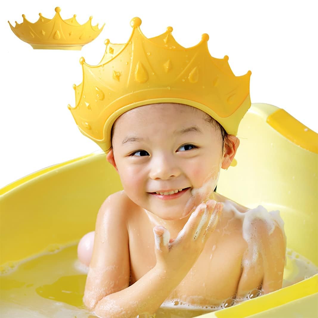 Soft Adjustable Baby Shower Cap - Waterproof Bath Visor for Toddler & Kids Hair Washing Protection | Perfect for Bath Time, Spa Day & Sensitive Skin Care
