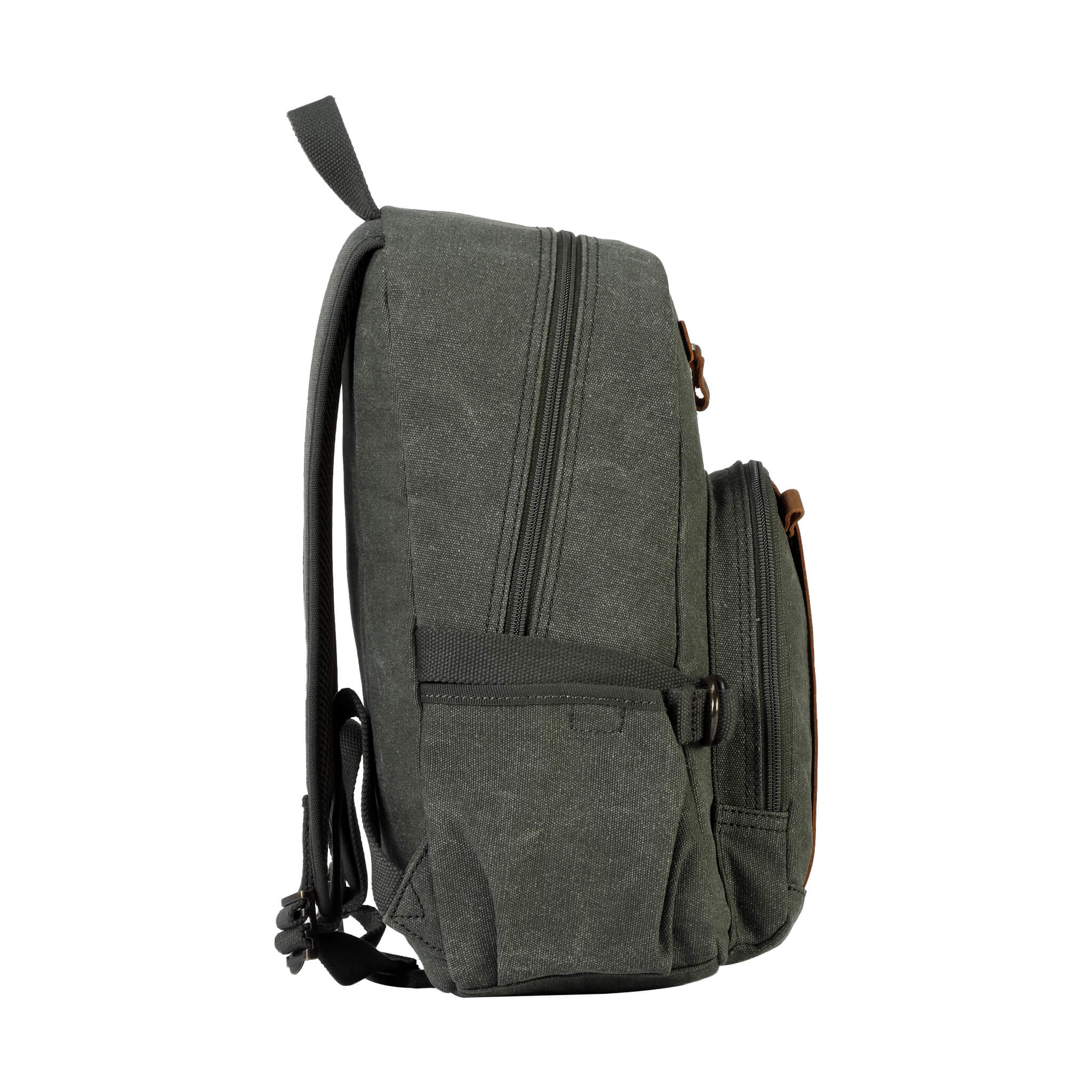 TRP0256 Troop London Classic Canvas Backpack - Medium Size Durable School & Travel Backpack for Men & Women - Perfect for College, Commuting & Outdoor Adventures