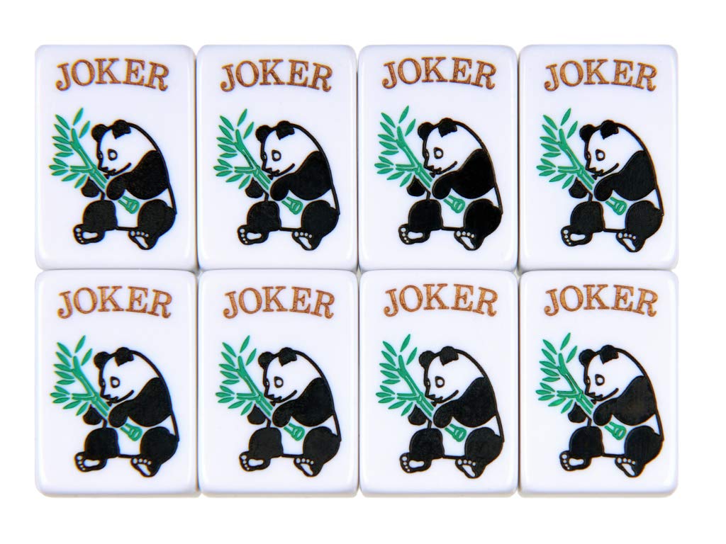 Linda Li American Mah Jongg Tile Set – The Artisan Collection – 166 White Engraved Tiles for Game Night, Family Gatherings & Traditional Chinese Game Enthusiasts