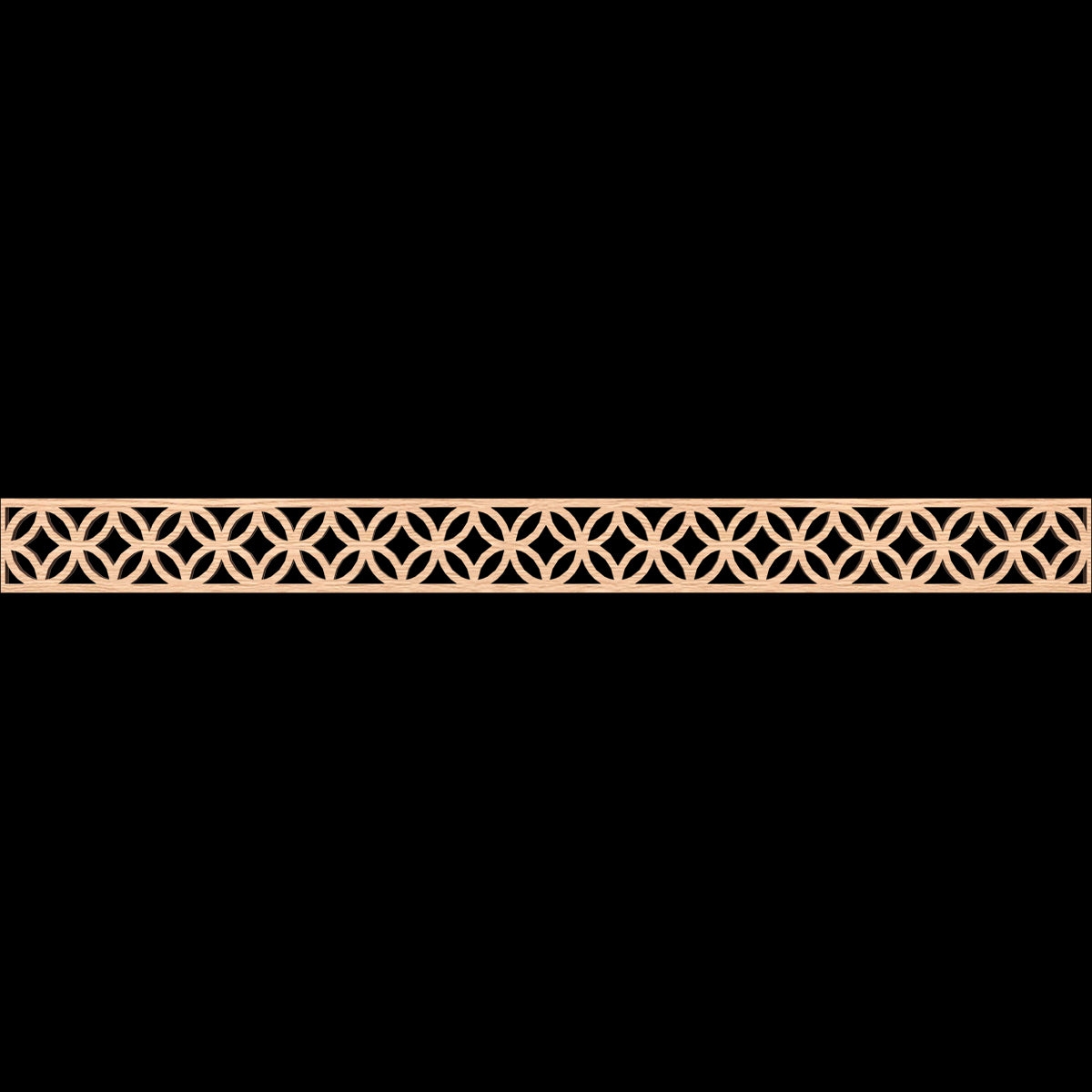 Crosby Fretwork Moulding - Decorative Wood Trim for Home & Furniture DIY Projects - Perfect for Cabinets, Doors, and Wall Accents