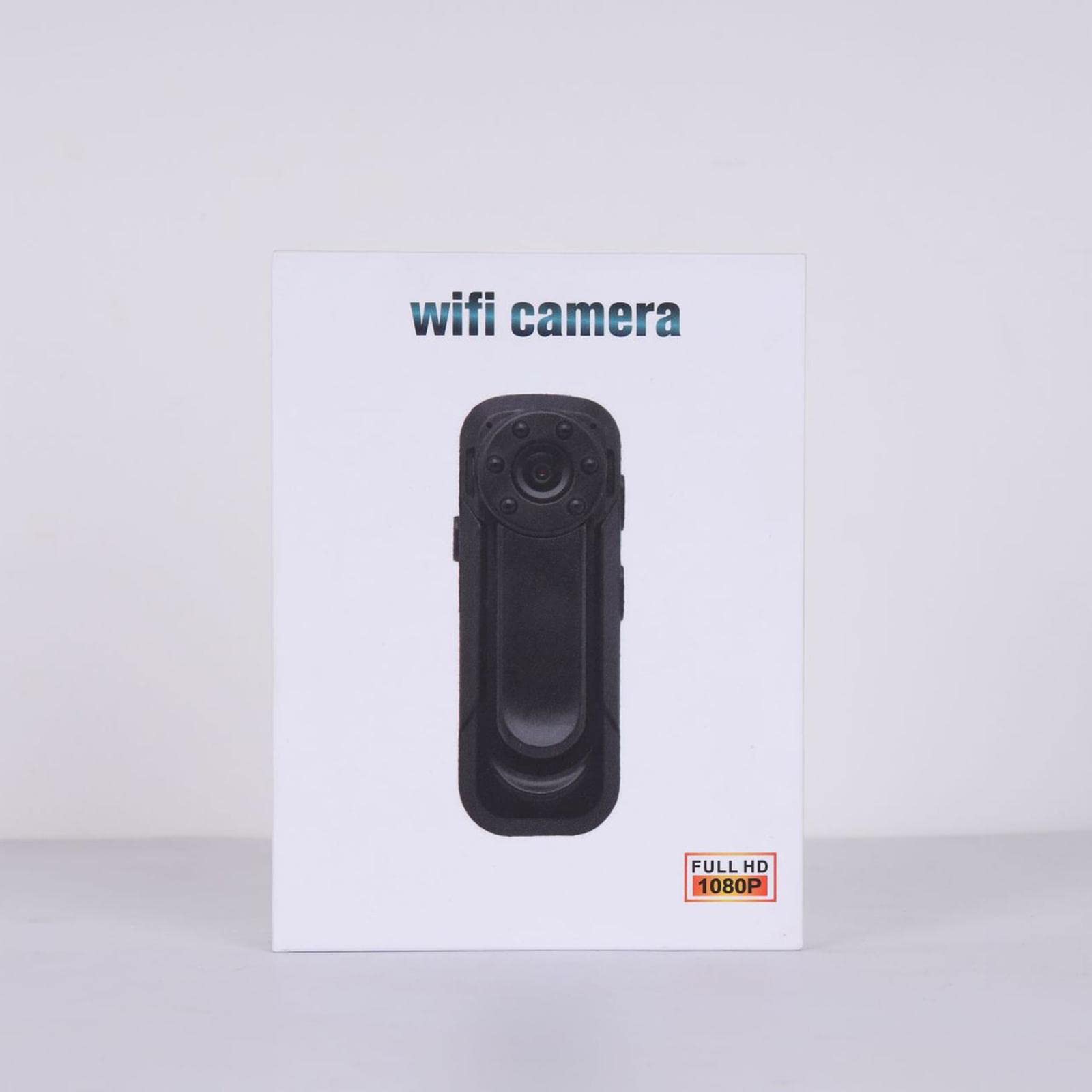 NeaxgeandX Mini Body Camera - WiFi HD Personal Security Camera with Motion Detection & DVR for Home, Office, and Outdoor Surveillance