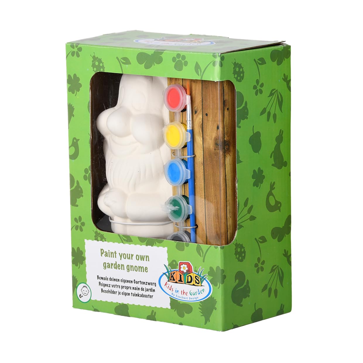 DIY Paint Your Own Garden Gnome Kit for Kids - Creative Outdoor Craft Activity for Backyard Decor & Garden Art Projects