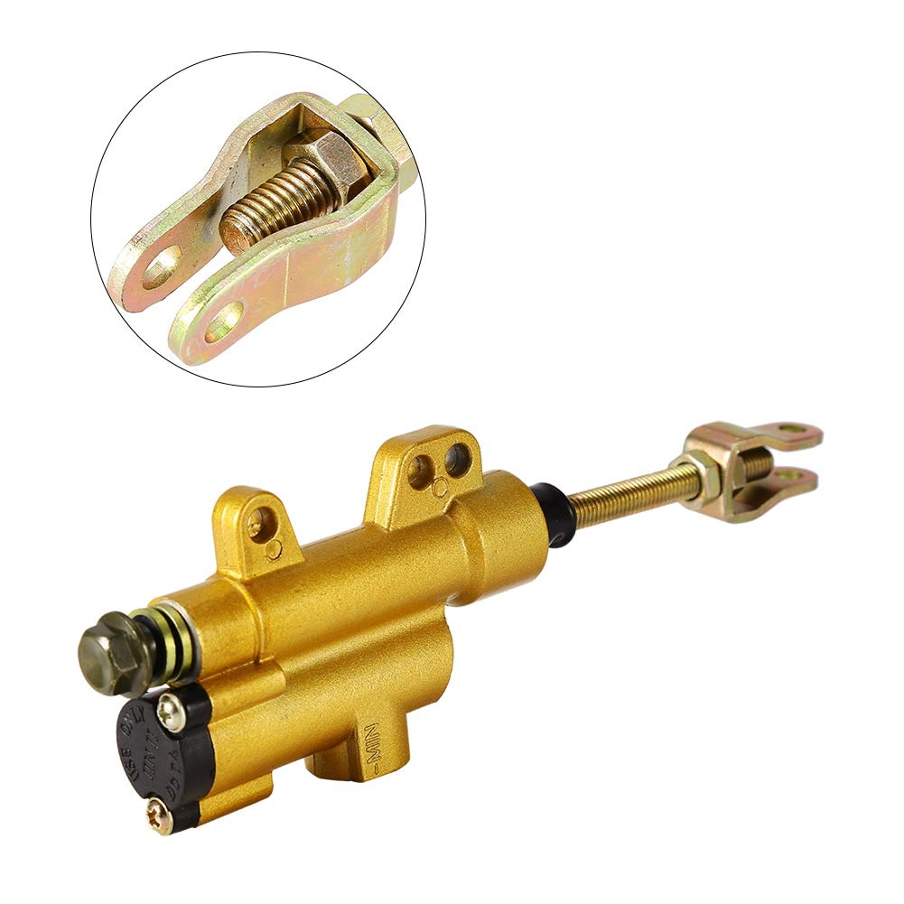 Motorcycle Dirt Bike Quad ATV Rear Foot Brake Master Cylinder - High Performance Braking System for Off-Road & Sport Bikes (Perfect for Trail Riding, Motocross & Adventure Racing)