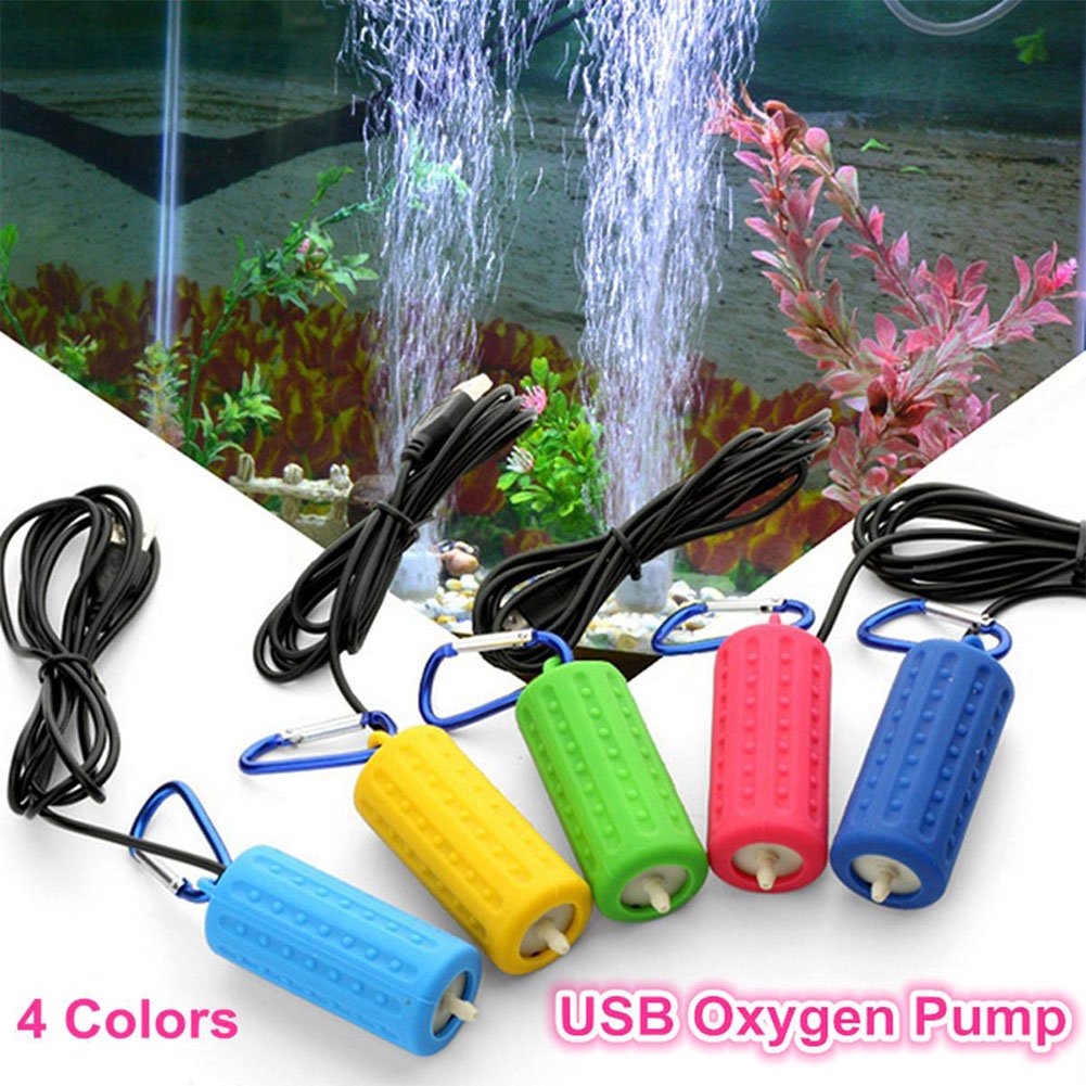 Baoer Electric Air Pump - Portable Mini USB Aquarium Oxygen Pump for Fish Tank, Quiet & Energy Saving - Perfect for Home Aquariums, Fish Breeding, and Travel Use