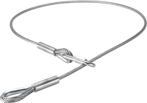 5.0mm Diameter PVC Coated Safety Wire - 105cm Long Heavy Duty Steel Cable for Home Security, Fence Repair & DIY Projects (KG061112)