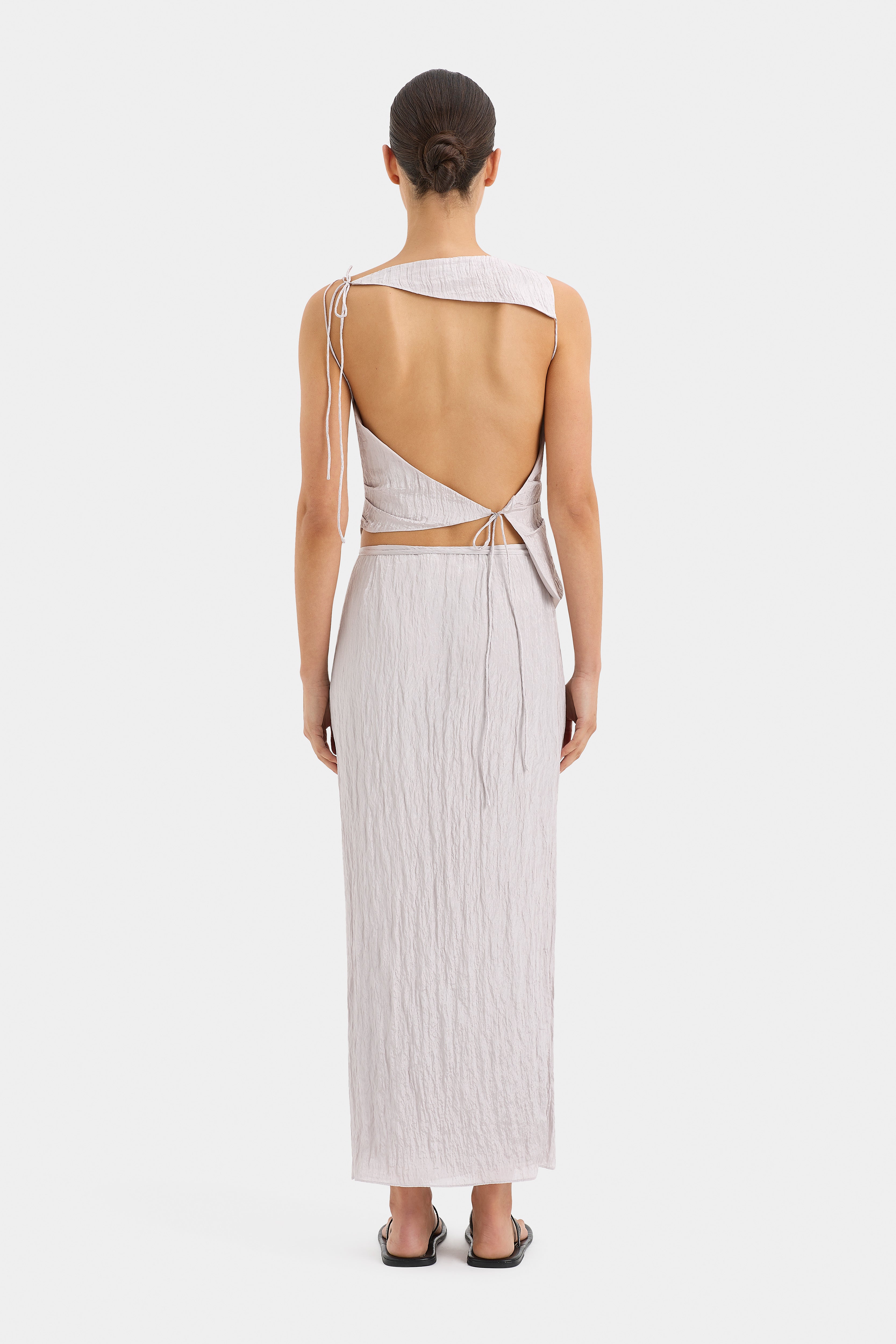 Ligera Wrap Midi Skirt for Women - Flowy High Waist A-Line Skirt with Side Slit | Perfect for Office, Date Night & Summer Outfits