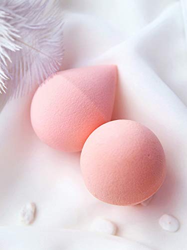 Latex-Free Makeup Blender Sponge - AirSponge Beauty Blender for Buildable Coverage | Natural Blending, Contouring & Stippling for All Makeup Formulas | Perfect for Foundation, Concealer & Cream Products [PINK]