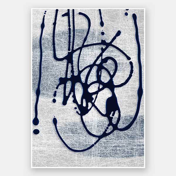 Disparity Abstract Art Print - Unframed Modern Wall Decor for Living Room, Bedroom & Office