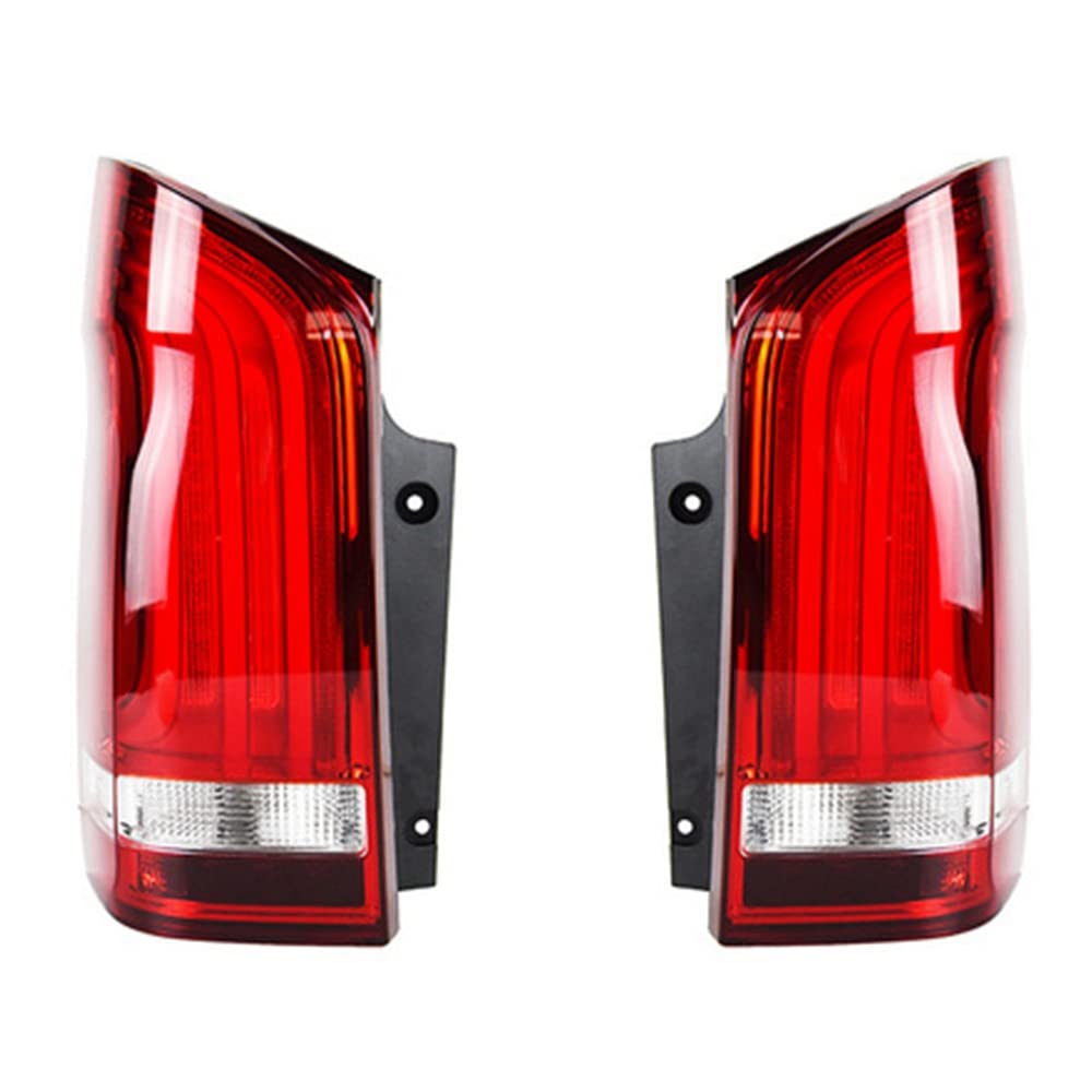 YISRAEL LED Tail Lights - Rear Fog Lamp & Dynamic Brake Lights for Mercedes Vito W447, Metris, V-Class (2016-2021) - High Visibility & Safety for Night Driving & Bad Weather