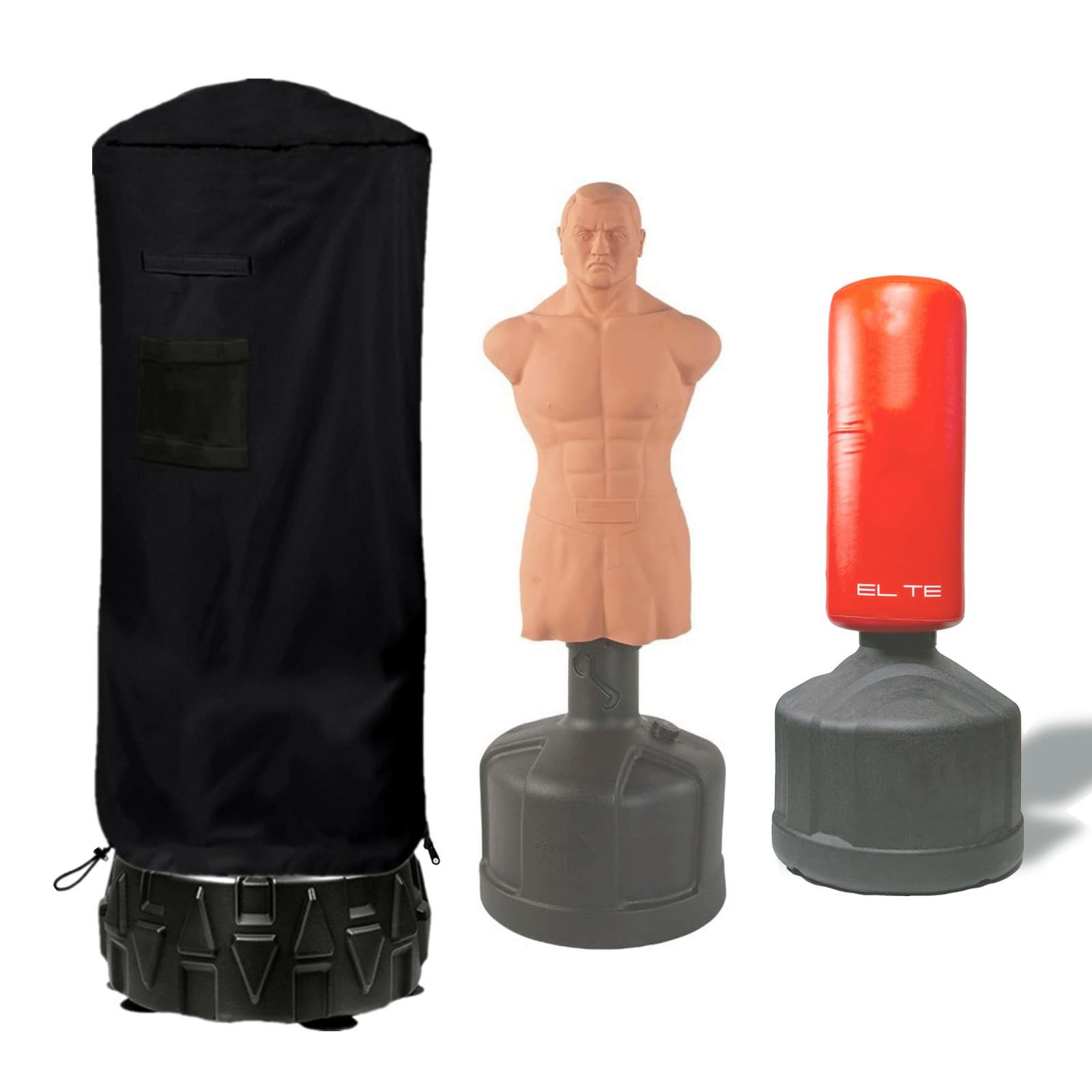 Freestanding Punching Bag Cover - Waterproof Heavy Bag Protective Cover for Outdoor & Indoor Boxing Training, Gym, Home Use