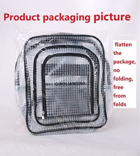 15.7inch ESD Anti-Static Clear PVC Backpack (40x35x15cm) - Cleanroom Engineer Tool Bag with Full Cover PVC for Computer Tools - Ideal for Clean Room Work & Electronic Repairs (5-Pack)