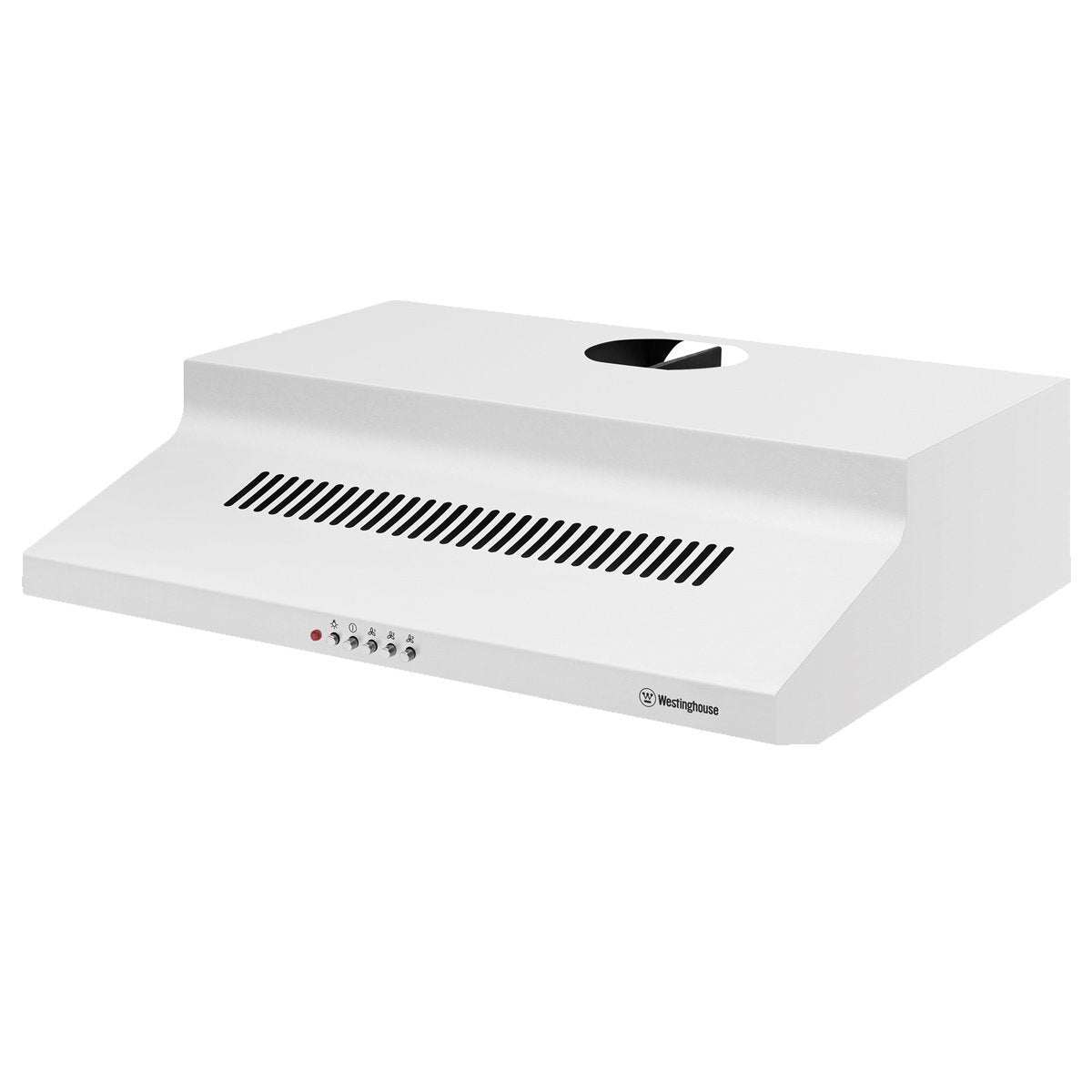 Westinghouse 60cm Fixed Range Hood WRF613WA - Powerful Kitchen Exhaust Fan for Smoke & Odor Removal - Perfect for Home Cooking & Grilling