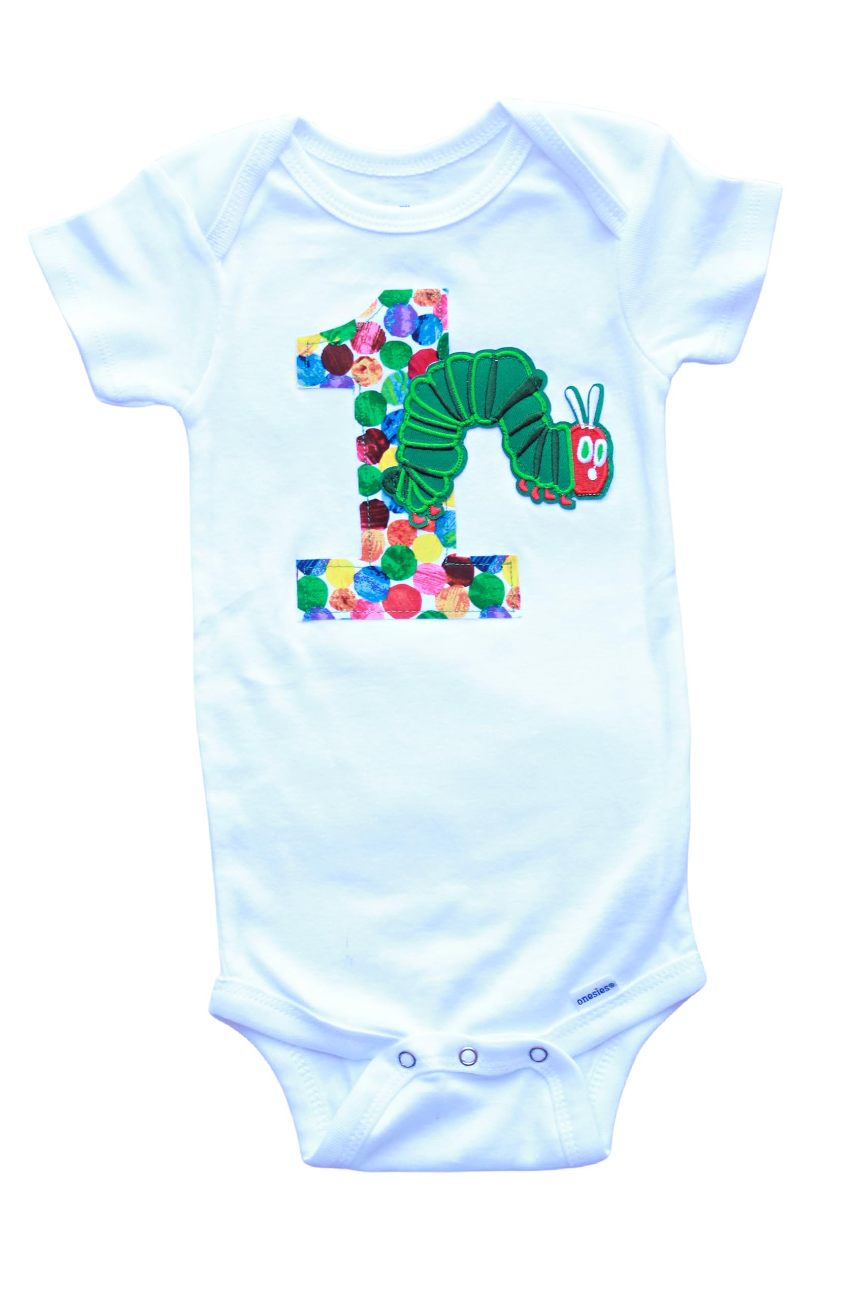 Caterpillar First Birthday Bodysuit - Adorable Baby Outfit for 1st Birthday Party, Photo Shoot & Special Occasions