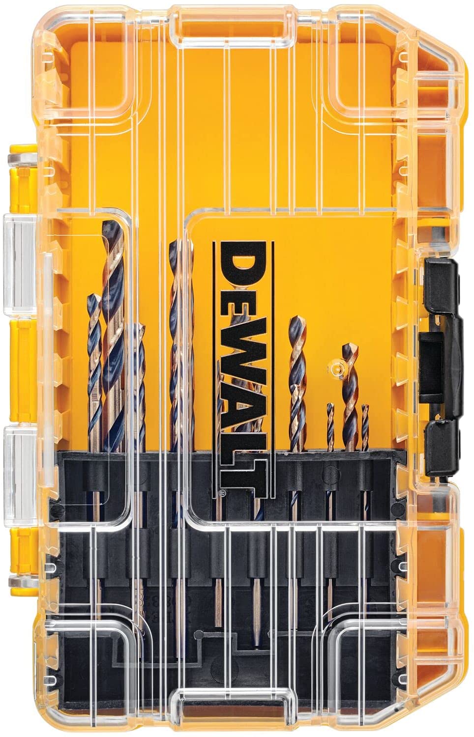 DEWALT Black Oxide Drill Bit Set with Pilot Point - 13 Piece (DW1163) - Perfect for Woodworking, Metal Drilling & DIY Home Projects