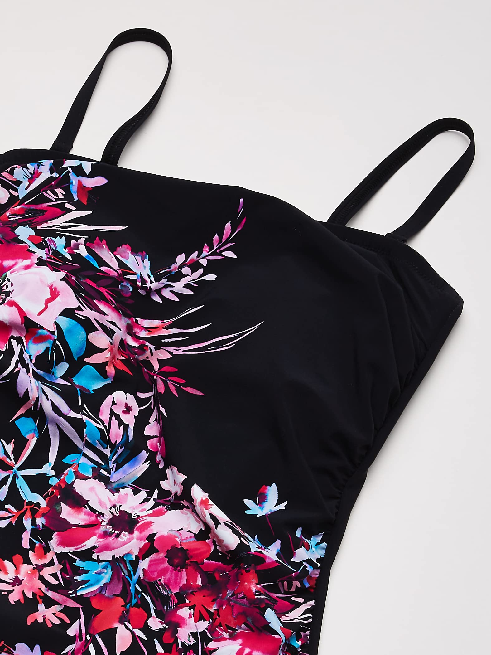 Gottex Women's Macaw Bandeau One Piece Swimsuit - Stylish & Comfortable Swimwear for Beach, Pool & Vacation | Floral Print & Adjustable Straps