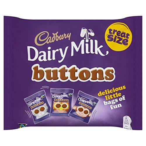 Cadbury Buttons Chocolate Treat Size Bags 170g (6-Pack) - Perfect for Parties, Gifts & Snacking