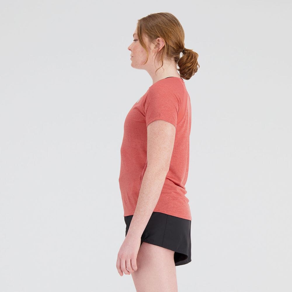 New Balance Women's ICEx Impact Run Short Sleeve Running Shirt - Moisture-Wicking & Breathable for Workouts, Jogging, and Outdoor Activities