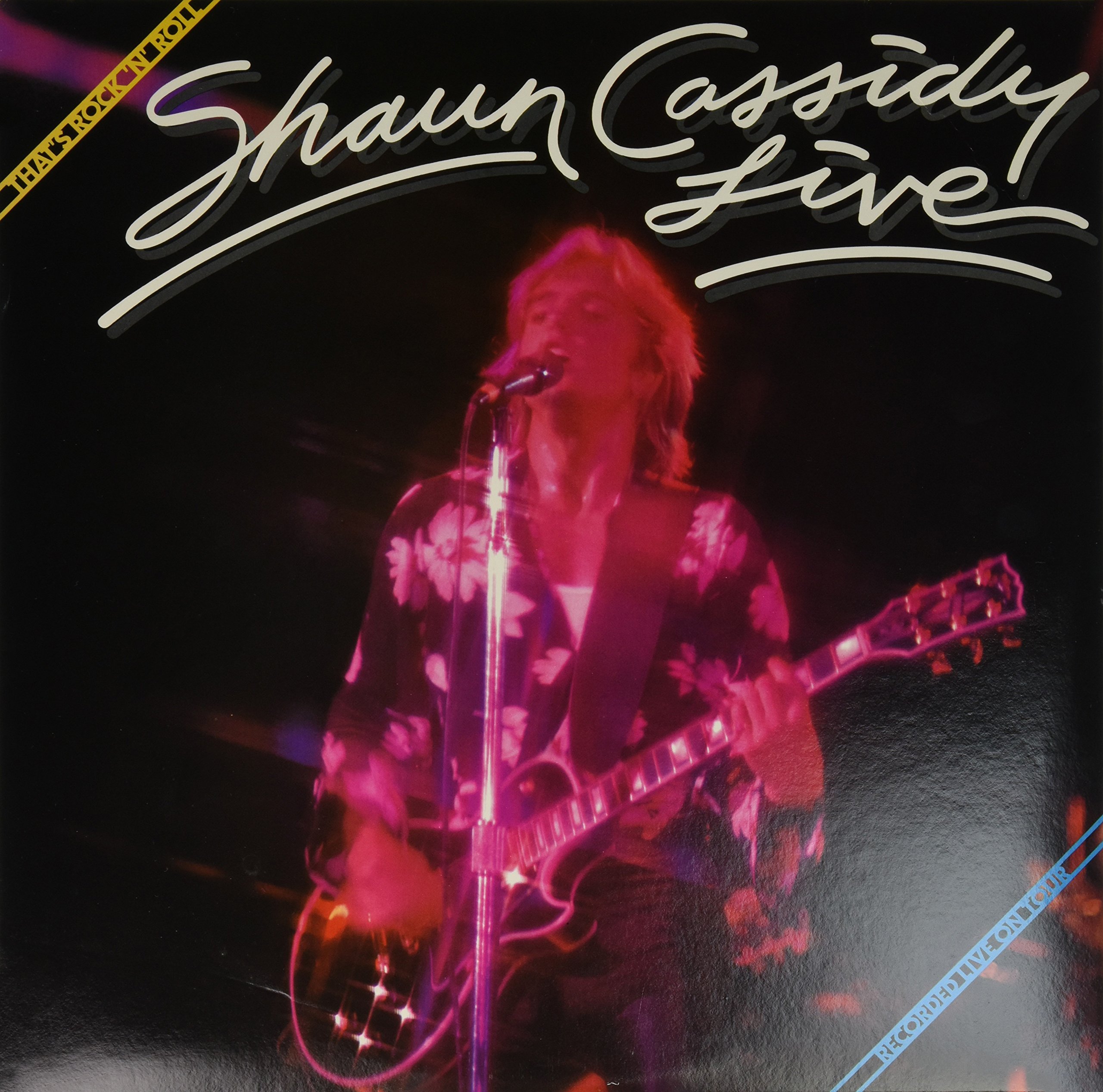Shaun Cassidy - Live - That's Rock'N Roll Vinyl Record - Warner Bros & Curb Records WB 56 575 - Classic 70s Music for Collectors & Retro Music Lovers - Perfect for Home Listening & Vintage Music Collections
