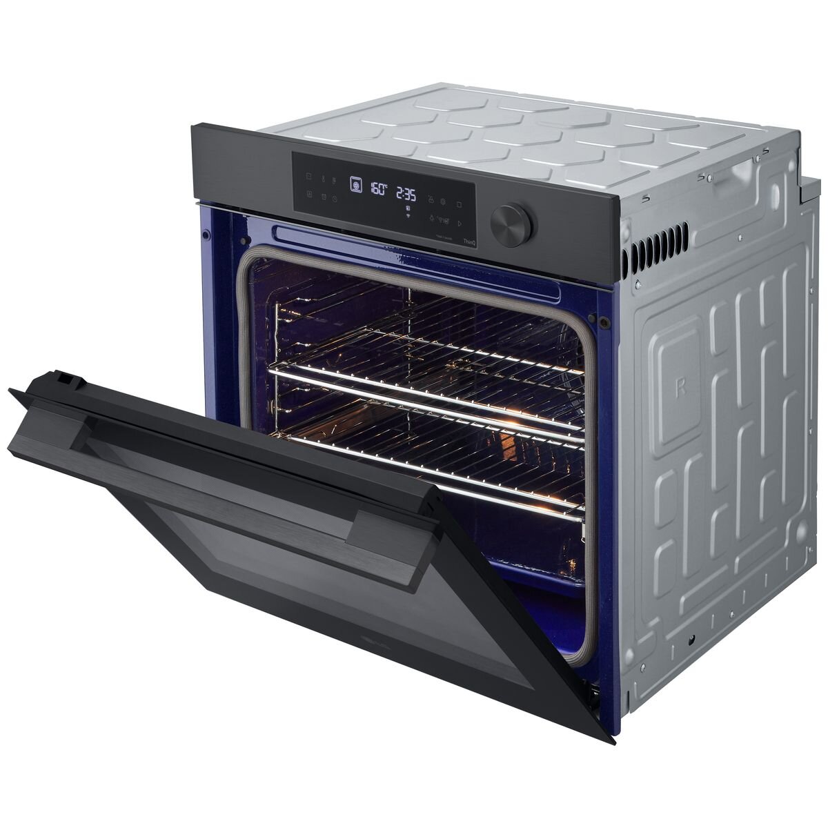 LG 60cm InstaView Series 7 Pyrolytic Self-Cleaning Oven - Black (BO607G1MB4) | Smart Built-In Electric Oven with Door-in-Door Design for Modern Kitchens & Home Baking
