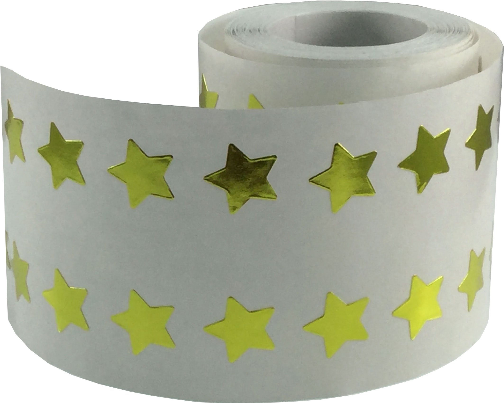 Gold Star Stickers 0.5 Inch - 1000 Adhesive Labels for Crafts & Gifts