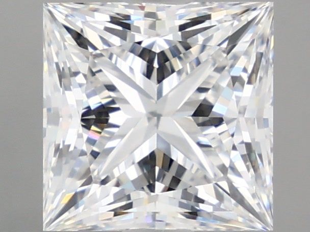 3.04 Carat D Color VVS1 Clarity Princess Cut Lab-Grown Diamond for Engagement Rings & Fine Jewelry