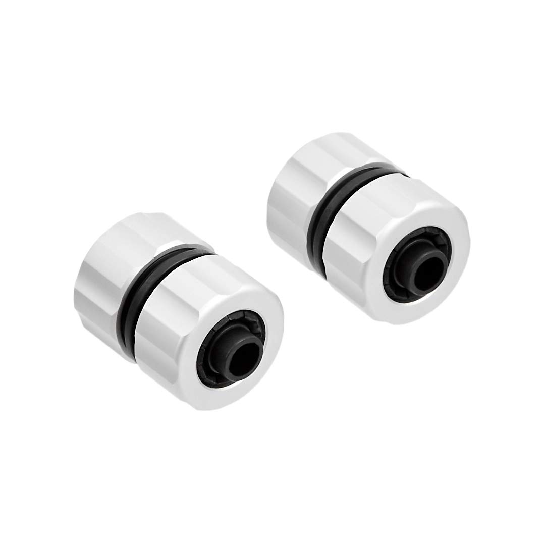 Amazon Basics - Silver Hose Connector, Universal Fit for Garden, Pool & Home Watering Systems - Durable & Leak-Proof