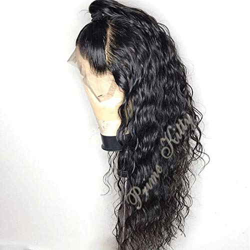 9A Brazilian Virgin Human Hair Wigs for Black Women - Glueless Lace Front Wig with Baby Hair, Pre-Plucked Deep Curly 12