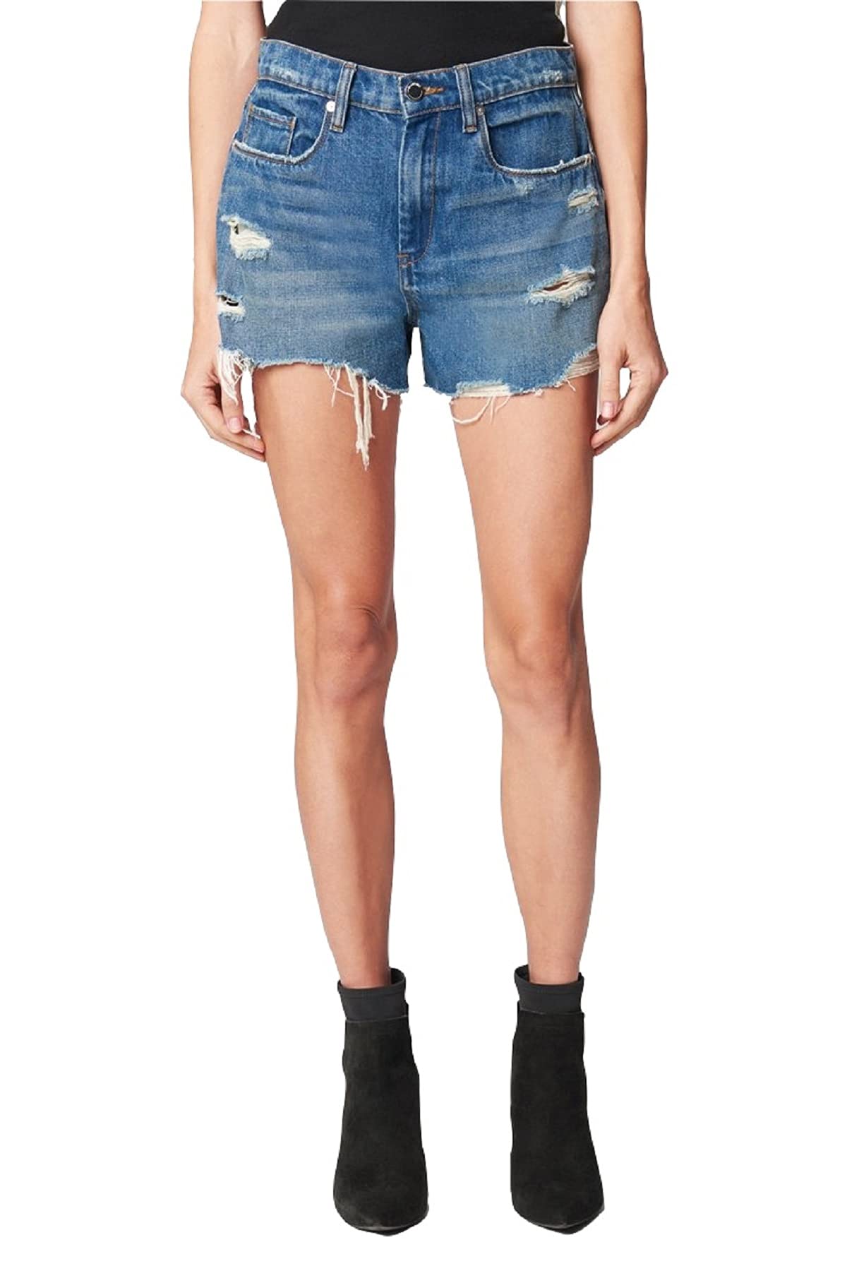 BLANKNYC Women's Denim Jean Shorts with Pockets - Stylish, Comfortable & Luxury Clothing for Summer Fashion | Perfect for Casual Outings, Beach Trips & Streetwear Looks