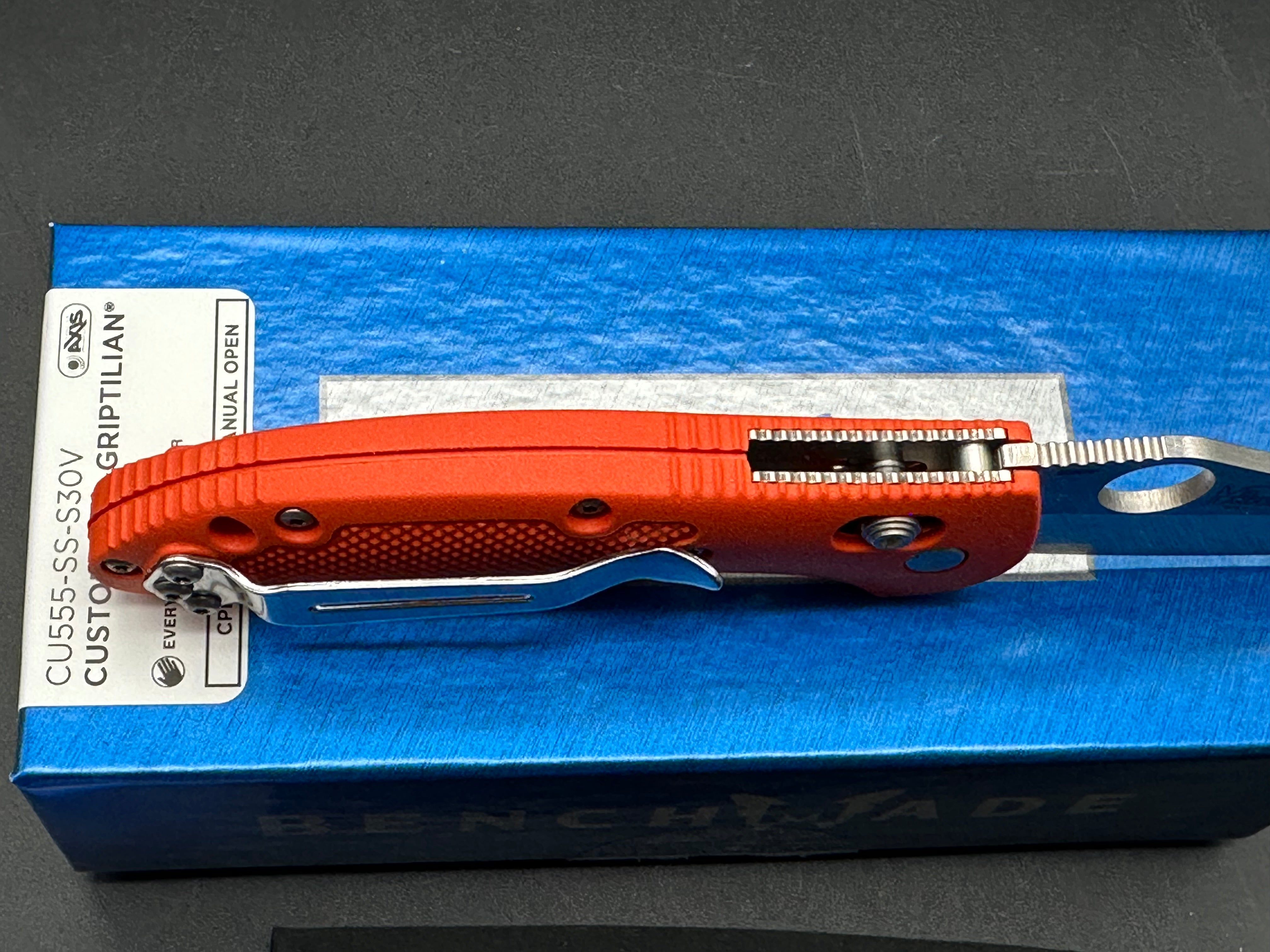 Benchmade Mini Griptilian Custom Knife - New 2.91