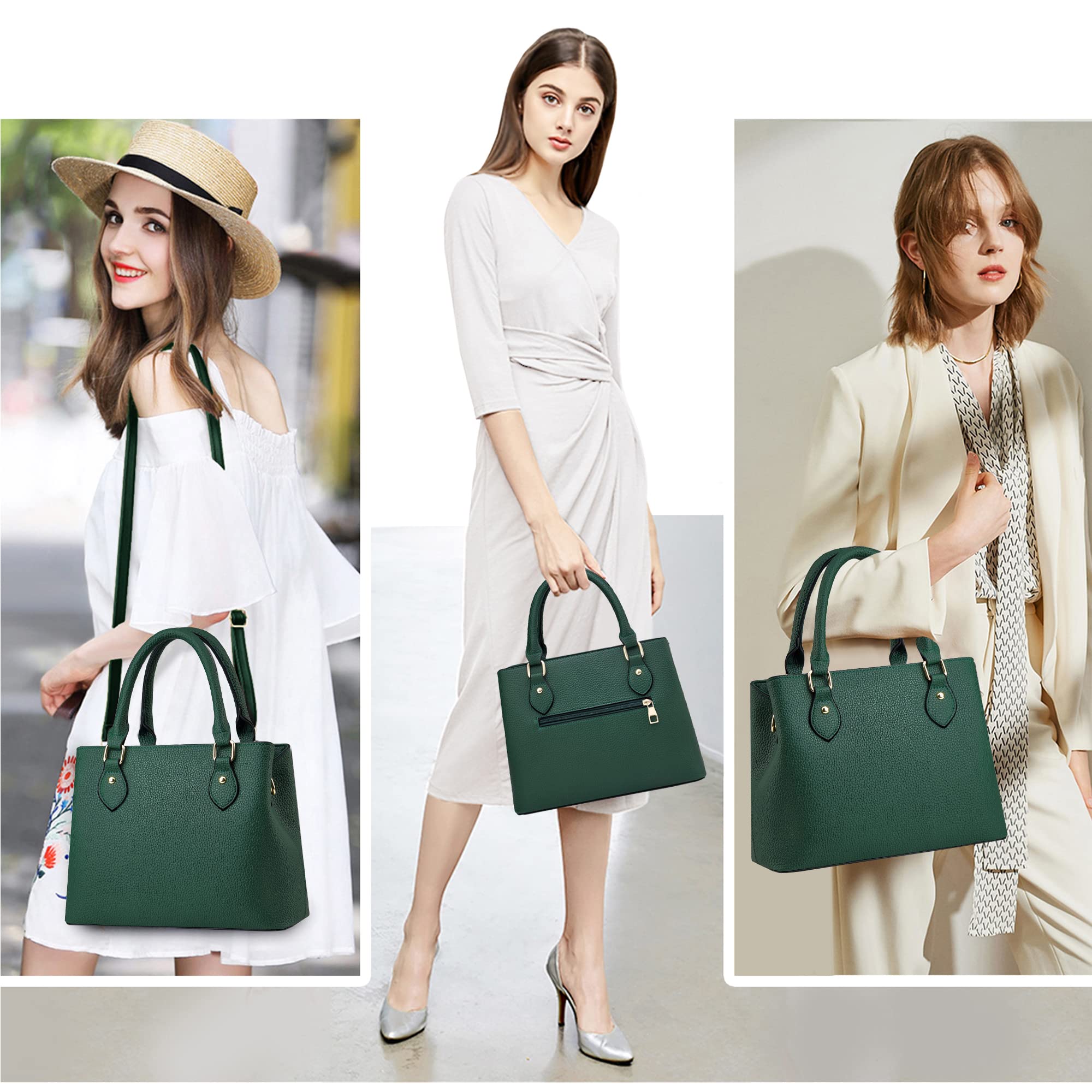 Chicarousal Women's Leather Crossbody Bag - Stylish Tote & Shoulder Purse for Daily Use