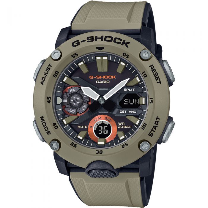 G Shock GA 2000 5ADR Digital Sport Watch for Men - Shock Resistant, Waterproof & Durable - Perfect for Outdoor Activities, Running & Extreme Sports