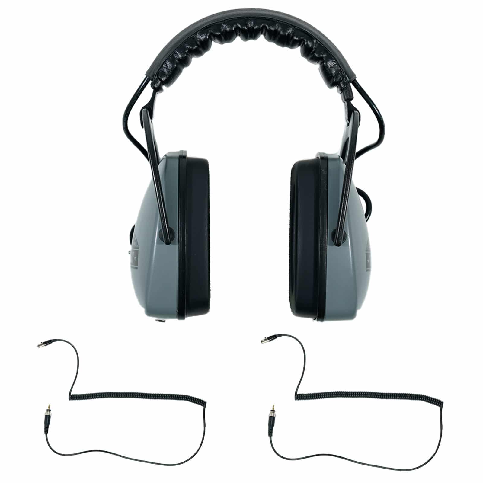 DetectorPro Gray Ghost NDT Platinum Headphones with 1/8