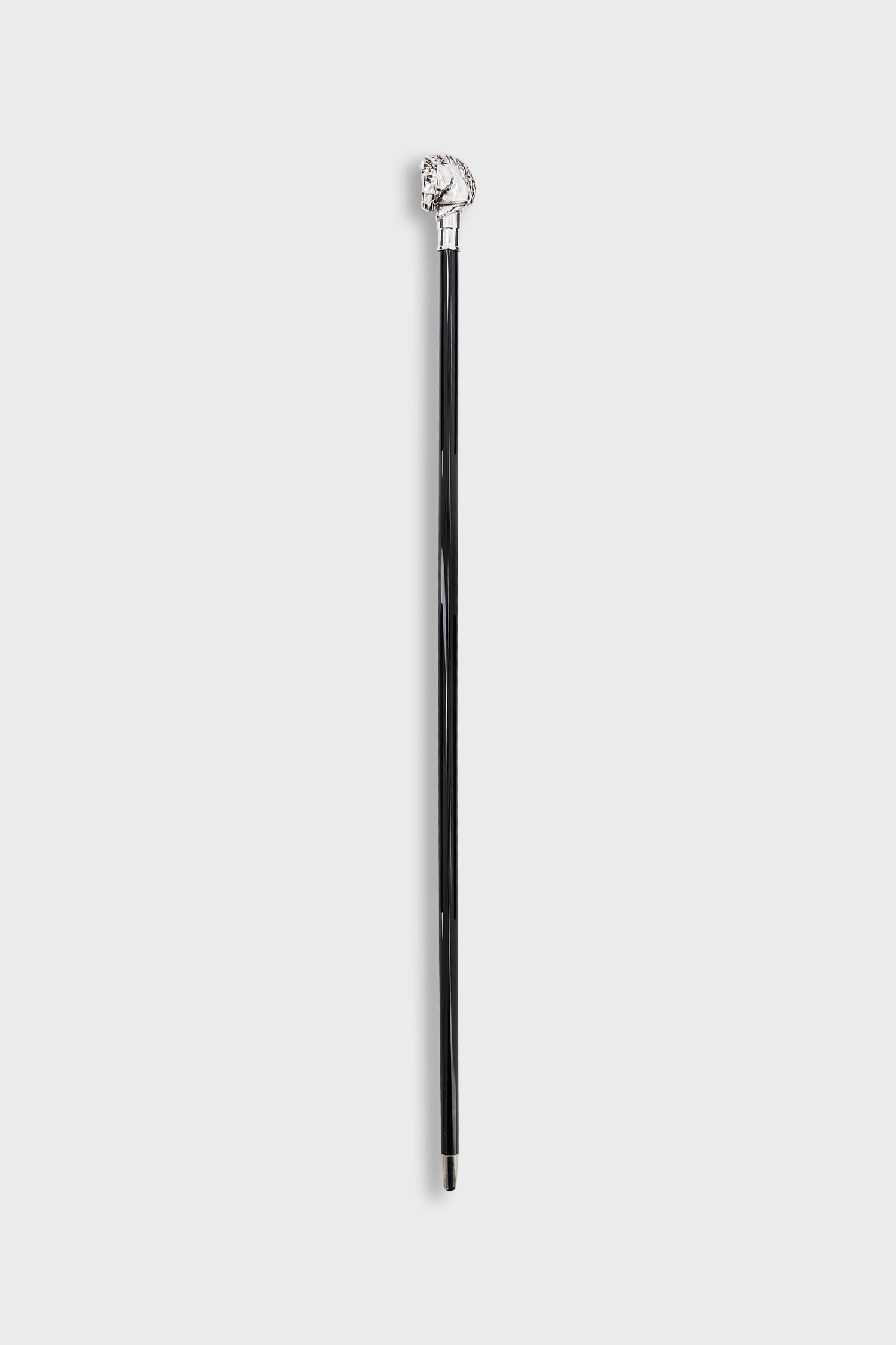 Pasotti Premium Black and Silver Horse Head Walking Cane - Elegant Fashionable Cane for Men & Women - Perfect for Weddings, Formal Events & Mobility Support
