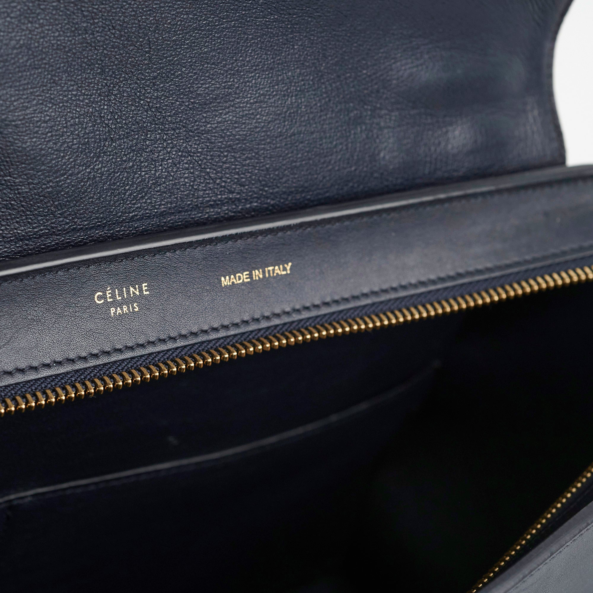Celine Small Trapeze Handbag in Blue & Black - Luxury Crossbody Bag for Women | Perfect for Work, Travel & Evening Events