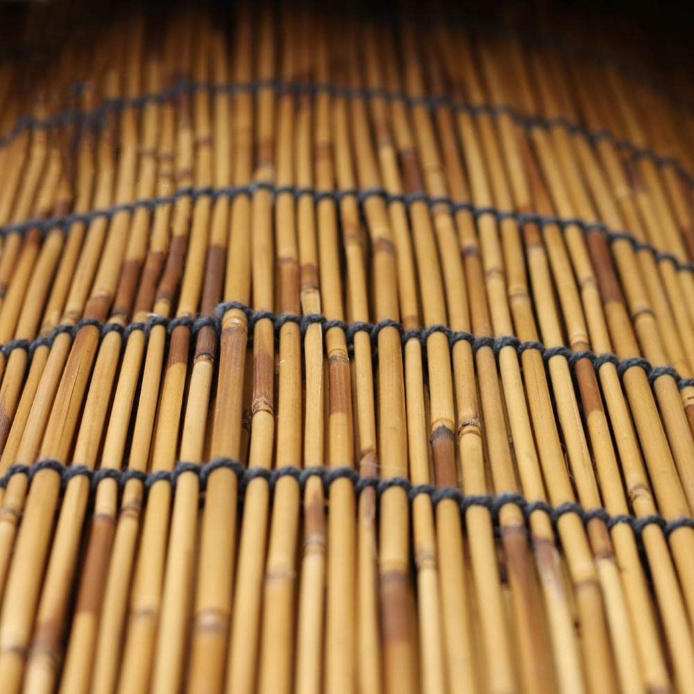 Natural Bamboo Reed Fence Panel 4.6FT x 19.7FT - Handwoven Waterproof Privacy Screen for Outdoor Sun Shade - Perfect for Balcony, Patio, Garden, and Yard Decoration