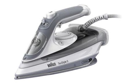 Braun TexStyle5 Steam Iron SI 5078 GY 220V - Professional Garment Steamer for Wrinkles, Clothes & Fabric Care - Perfect for Home, Travel & Office Use