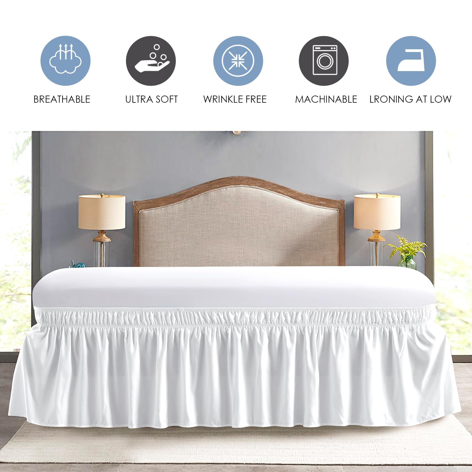 Premium King Size Bed Skirt - 15
