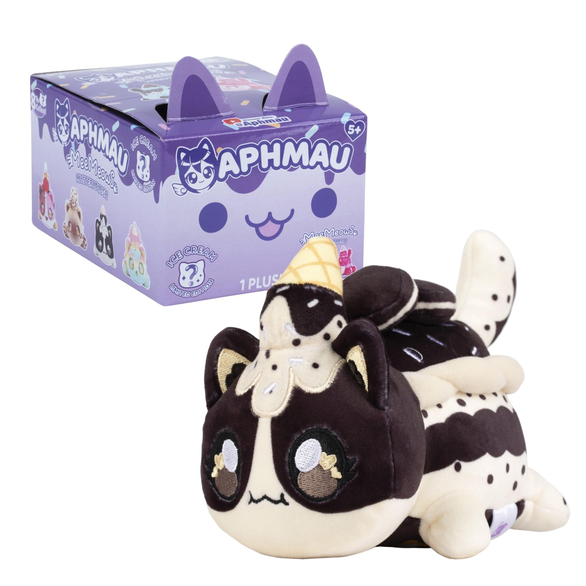 Aphmau MeeMeows Series 6 Mystery Ice Cream Blind Box Collectible Toy - Fun Surprise for Kids & Collectors - Perfect for Birthday Gifts & Party Favors