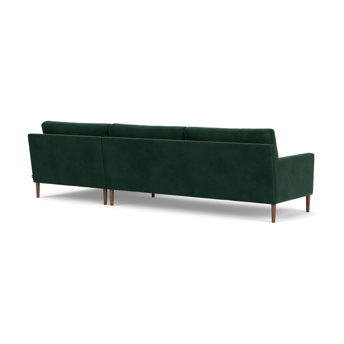 Astha Velvet Right Chaise Sofa - Luxurious Modern Sectional Couch for Living Room, Lounge & Home Theater - Comfortable Upholstered Furniture with Soft Velvet Fabric