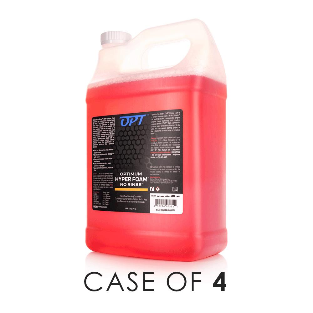 Hyper Foam No Rinse Car Wash Kit - Waterless Cleaning Solution for Cars, Trucks & SUVs - Perfect for Quick Detailing, Road Trips & Water Conservation