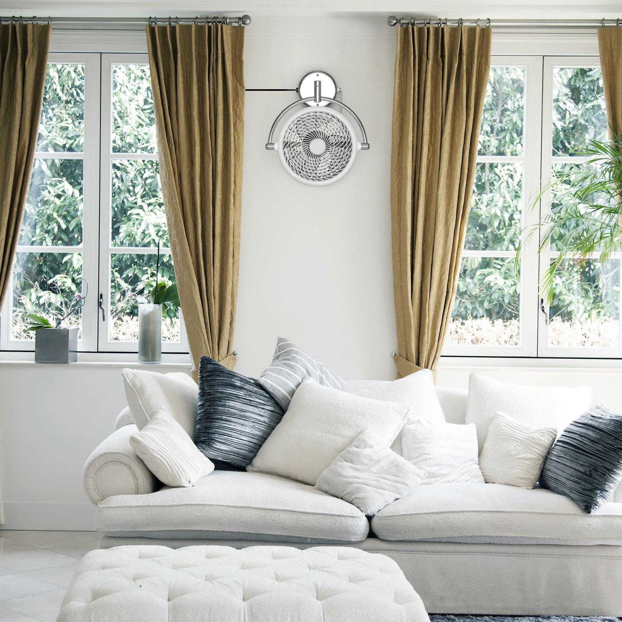 13 Inch Industrial Style Bathroom Ceiling Fan with Pull Chain - Waterproof Exhaust Fan for Bathroom, Laundry Room & Garage Ventilation
