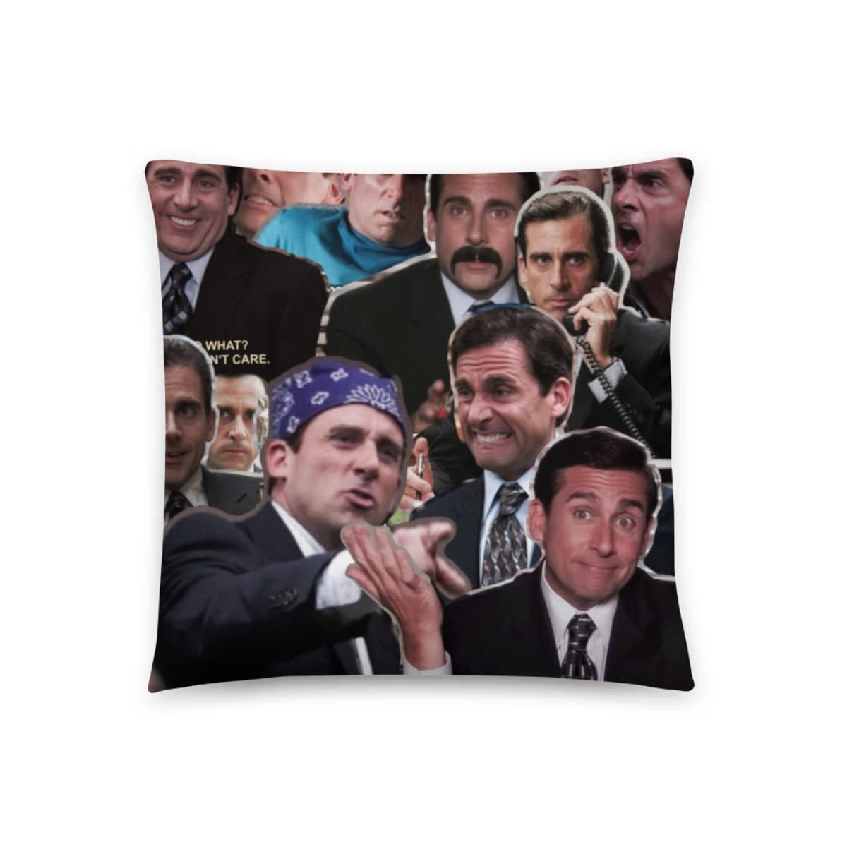 Decorative Throw Pillows for Sofa, Bed & Office - Machine Washable with Hidden Zipper | Scott Outdoor Steve Carell Design | Perfect for Living Room, Bedroom & Patio Decor