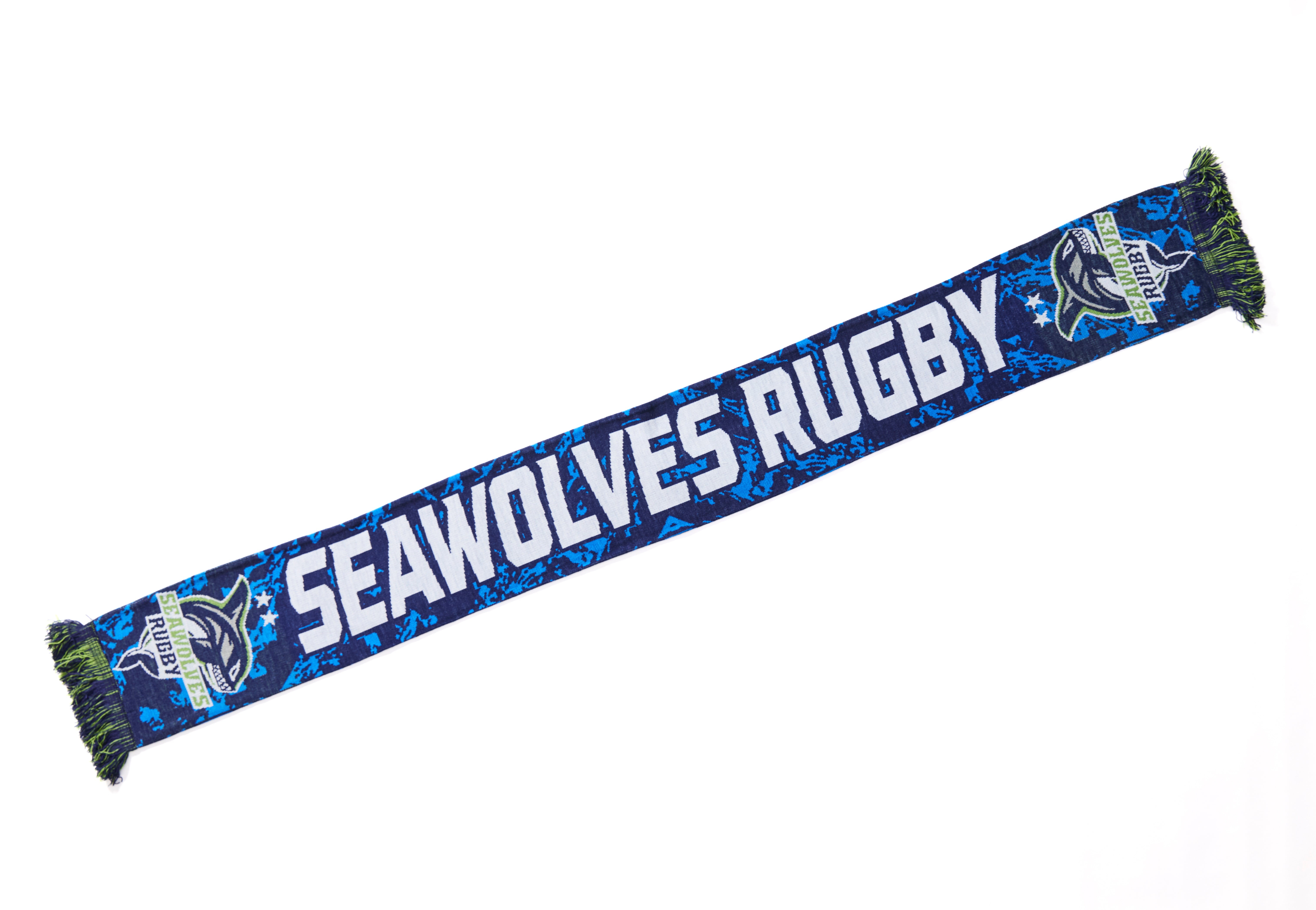 2025 Seawolves Rugby Team Winter Scarf - Warm Knitted Wool Neck Wrap for Men & Women - Perfect for Cold Weather Games, Outdoor Sports & Casual Winter Fashion