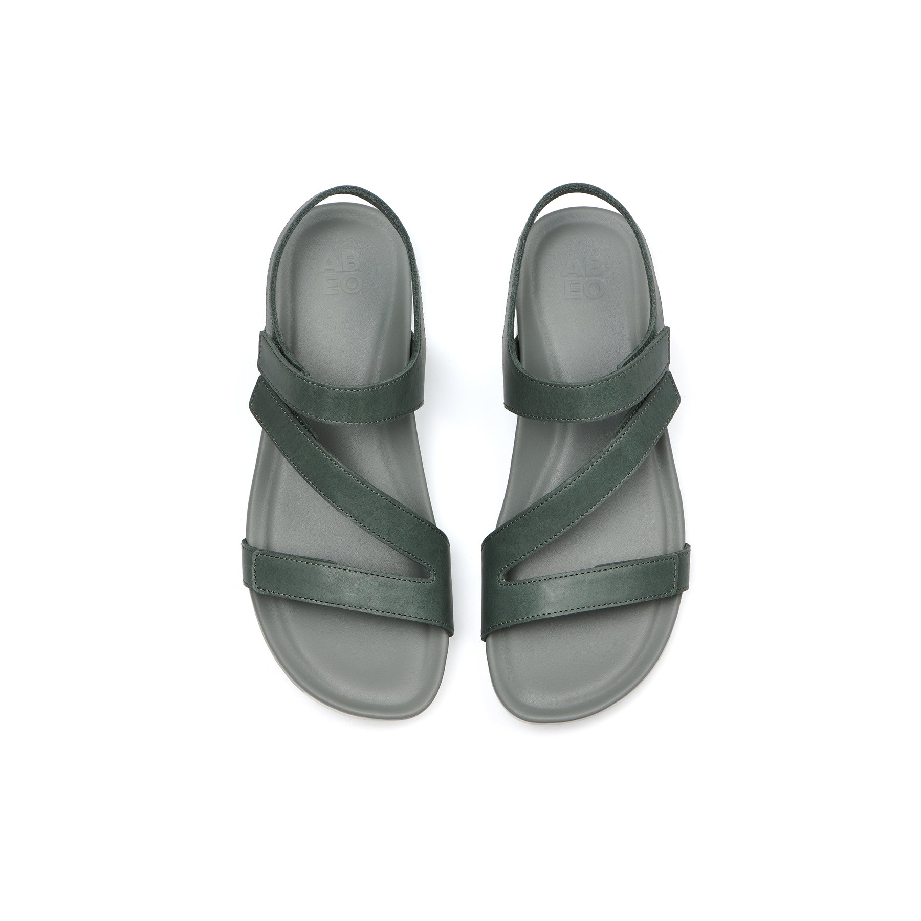 ABEO Oasis Comfortable Walking Sandals for Women - Lightweight & Supportive Castor Grey - Perfect for Travel, Beach, and Everyday Wear